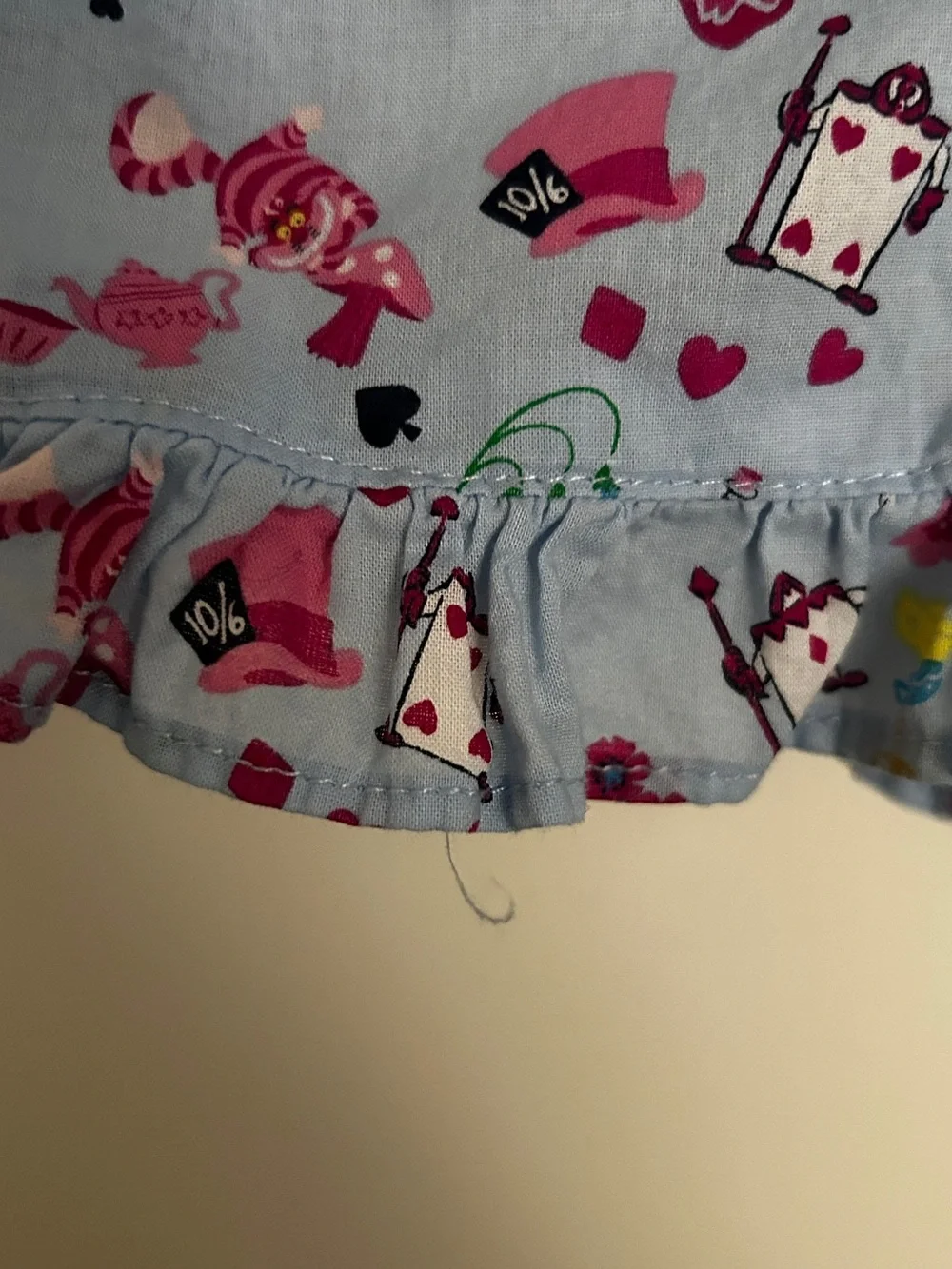 Disney x Janie and Jack Alice In Wonderland Dainty Dawn Icon Romper 2T